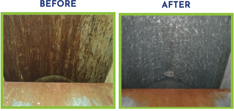 Turbo Chute | Before and After Garbage Chute Cleaning